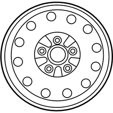 Ford 3W1Z-1007-EA Wheel Assembly