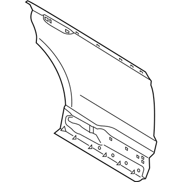 Ford FA1Z-5824700-A Panel Assembly - Door - Outer