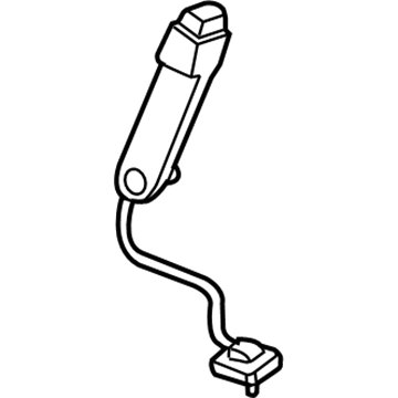 Ford FL1Z-7861202-AA Buckle Assembly - Seat Belt