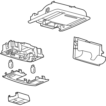 Ford 9A1Z-78519A70-BA Console Assembly - Overhead