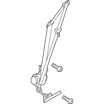 Ford DP5Z-54611B09-AF Pretensioner - Seat Belt Retractor