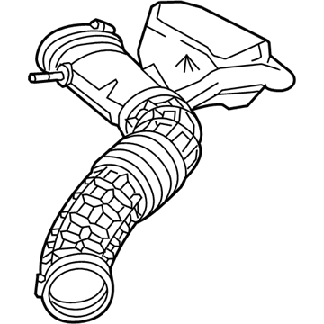 Ford DA8Z-9B659-C Air Hose