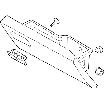 2018 Ford F-450 Super Duty Glove Box - HC3Z-25060T10-BB