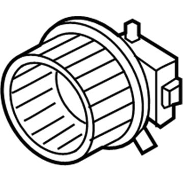 Ford JL1Z-19805-AA Fan And Motor Assembly