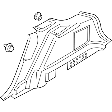 Ford FA1Z-5831012-AC Trim Assembly - Quarter