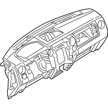 Ford 9L3Z-1504320-BA Panel - Instrument