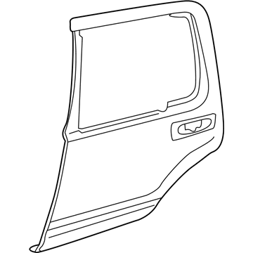 Ford 1L2Z-7824700-AB Panel Assembly - Door - Outer