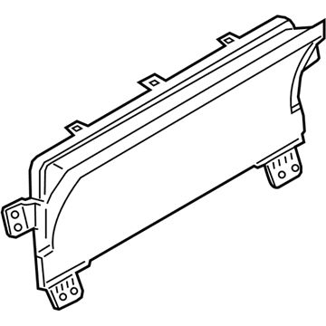 Ford JL7Z-10890-AA Fuel And Temperature Gauge Mask