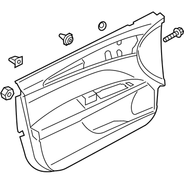 Ford DS7Z-5423943-AB Trim Assembly - Front Door