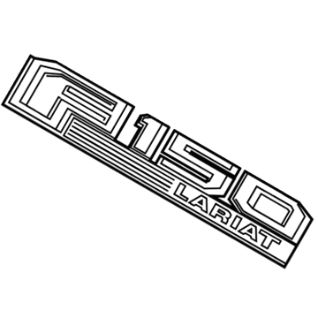 Ford GL3Z-16720-E Name Plate