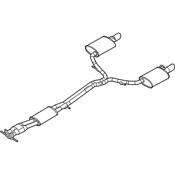 2010 Lincoln MKS Catalytic Converter - AA5Z-5230-B