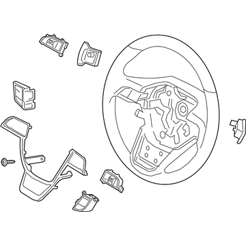 Ford JL7Z-3600-MA Steering Wheel Assembly