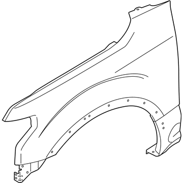 Ford JL3Z-16005-C Fender Assembly - Front