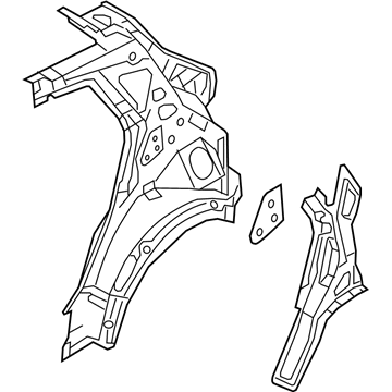 Ford AE8Z-5827790-A Panel And Wheelhouse