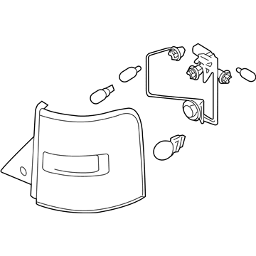 Ford 8A8Z-13405-D Lamp Assembly - Rear