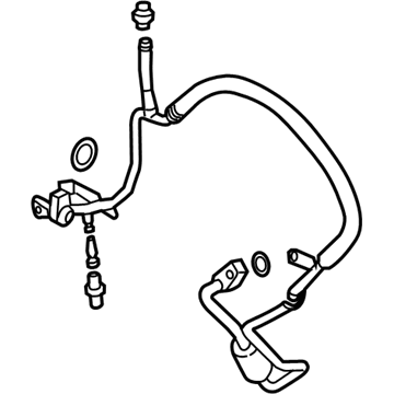 2014 Ford Fusion A/C Hose - DG9Z-19972-G