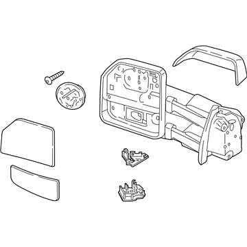 Ford HC3Z-17682-BC Mirror Assembly - Rear View Outer