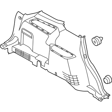 Ford FB5Z-7831013-NB Trim Assembly - Quarter