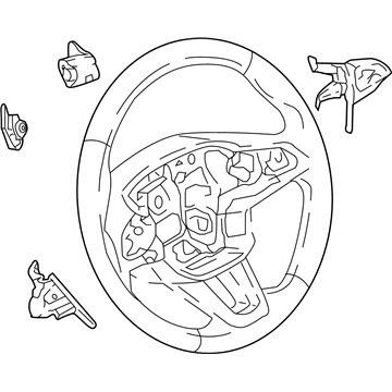 Ford GN1Z-3600-EA Steering Wheel Assembly