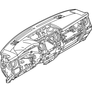 Ford DC3Z-2504320-CD Panel - Instrument