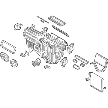 Ford K2GZ-19B555-BB Evaporator And Housing Assembly