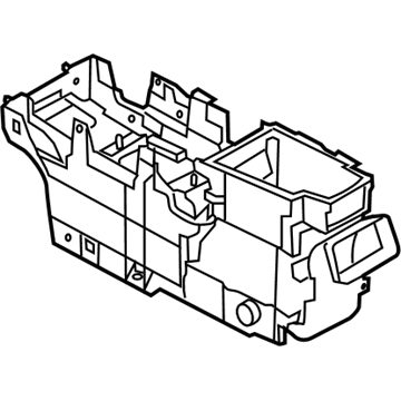 2015 Lincoln MKX Center Console Base - EA1Z-78045A36-BA