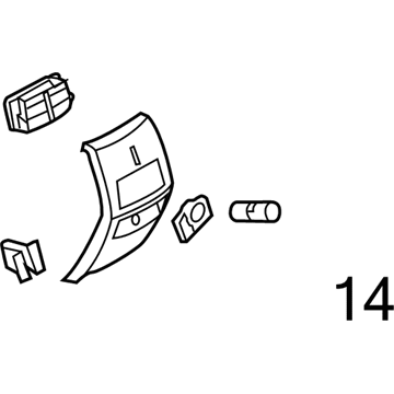 Ford BA1Z-78045E24-AA Panel - Glove Compartment Front