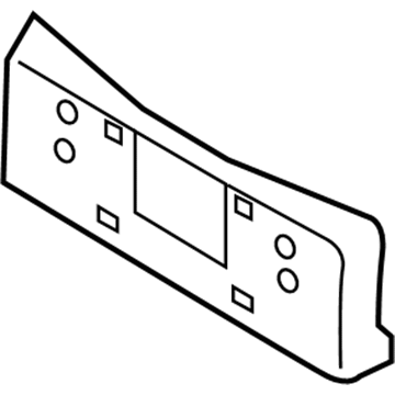 Ford EJ7Z-17A385-A Bracket - License Plate