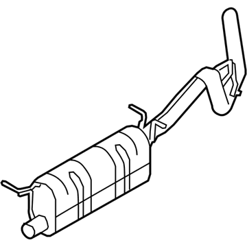 2009 Ford F-250 Super Duty Muffler - 7C3Z-5230-B