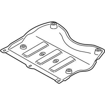 Ford CV6Z-6774-A Shield - Engine Noise - Front