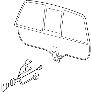 Ford 4L3Z-15422B30-AA Window Assembly - Sliding