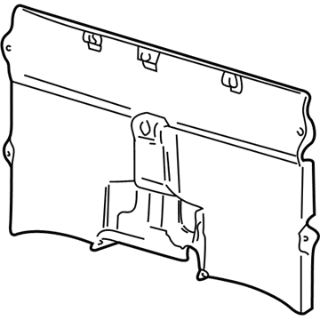 Ford XL5Z-1340374-BBD Trim Assembly - Back Panel