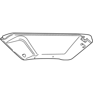 Ford 3L5Z-1351944-DAB Panel - Roof Trim - Centre
