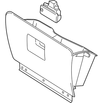 Ford 3F2Z-1706024-AAC Door Assembly - Glove Compartment