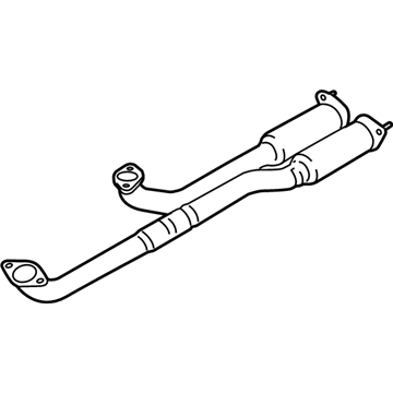 Lincoln MKX Exhaust Pipe - F2GZ-5G203-C