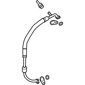 2011 Lincoln MKS A/C Hose - AA8Z-19867-B