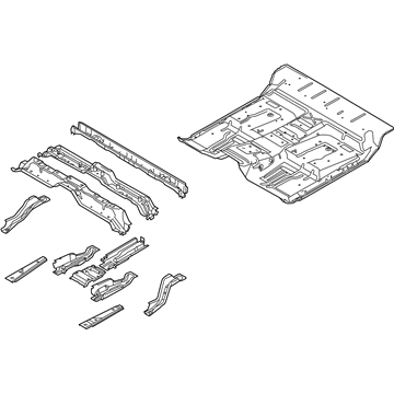 Ford 9L3Z-1511135-B Pan Assembly - Floor