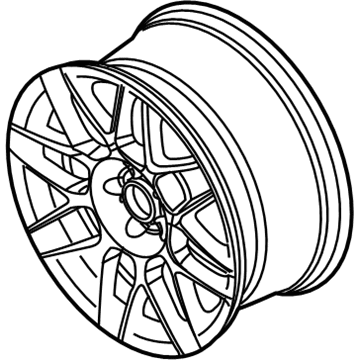 Ford BR3Z-1007-N Wheel Assembly