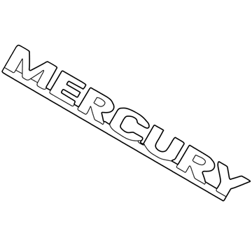 2003 Mercury Sable Emblem - 2F4Z-7442528-AA