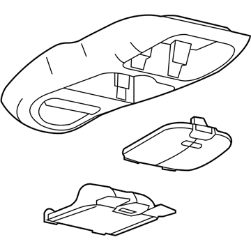 Ford 9C2Z-16519A70-AA Console Assembly - Overhead