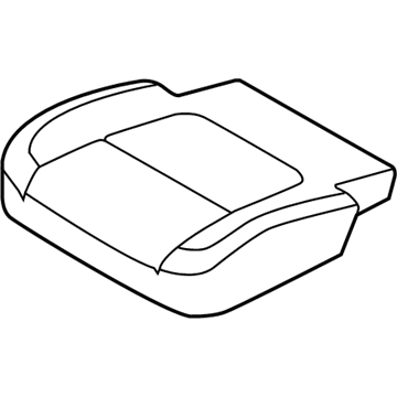 Ford JB5Z-7863804-KA Cover Assembly - Rear Seat Cushion