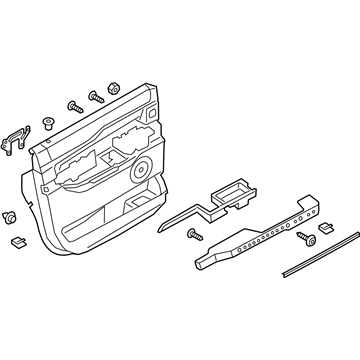 Ford JL1Z-4027406-EA Panel - Door Trim - Lower