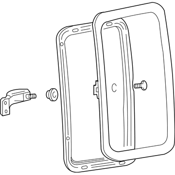 Ford 9C3Z-2825713-B Window Assembly - Side