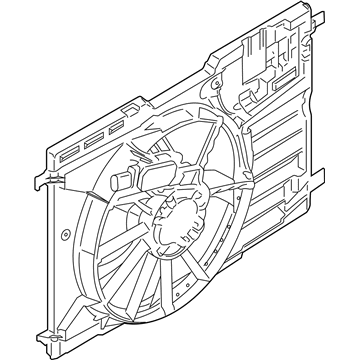 Ford Transit Connect Engine Cooling Fan - KV6Z-8C607-B