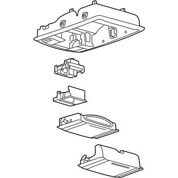 Ford 7L1Z-78519A70-CC Console Assembly - Overhead