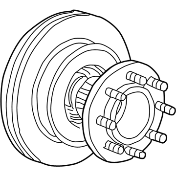 Ford 1C3Z-1V102-BA Hub And Disc Assembly