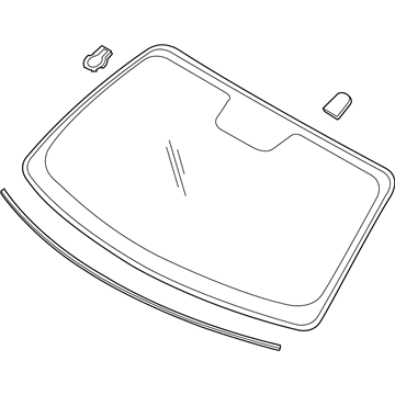 Ford Mustang Windshield - FR3Z-6303100-D