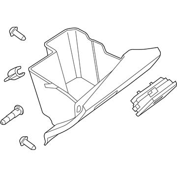 2018 Ford Transit Connect Glove Box - DT1Z-61060T10-HF