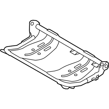 Ford DL3Z-1663160-A Frame And Spring - Rear Seat Cushion