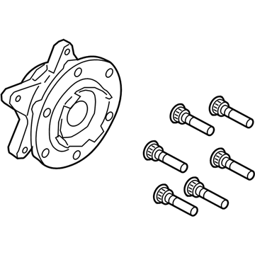 Ford KB3Z-1109-A HUB ASY - WHEEL